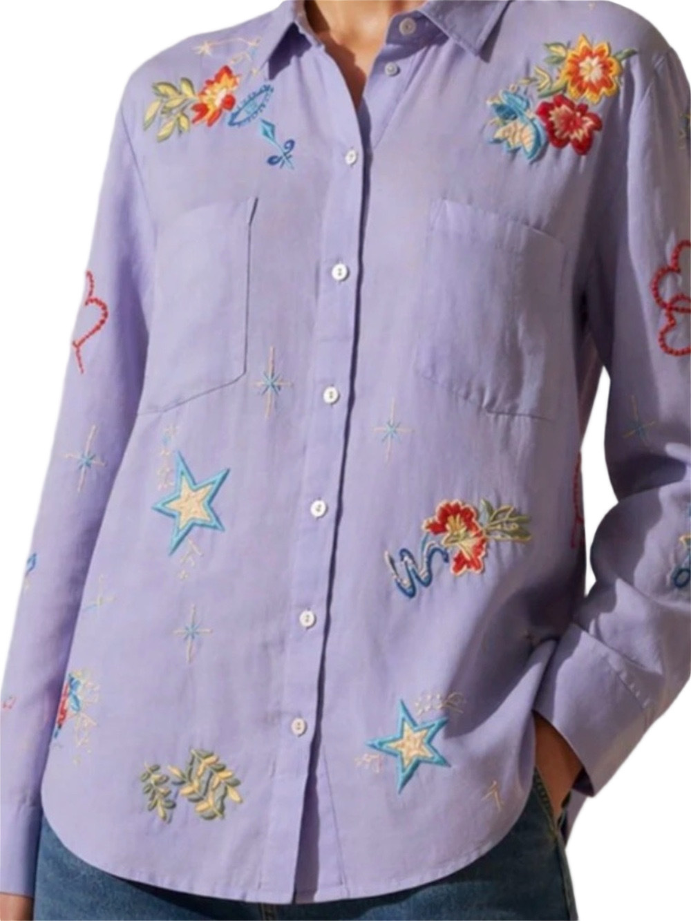 140. NWT WOMENS KYLA SEO S (FIT XL) DETAIL TOP - Picture 2 of 4